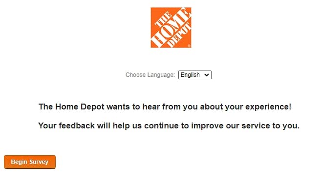 Www HomeDepot Com Survey Official Win 5000 Gift Card   Homedepot Survey Page 